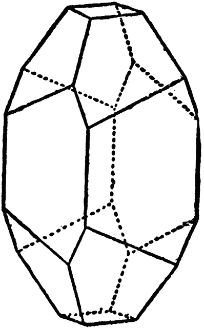 Crystal of Fergusonite | ClipArt ETC