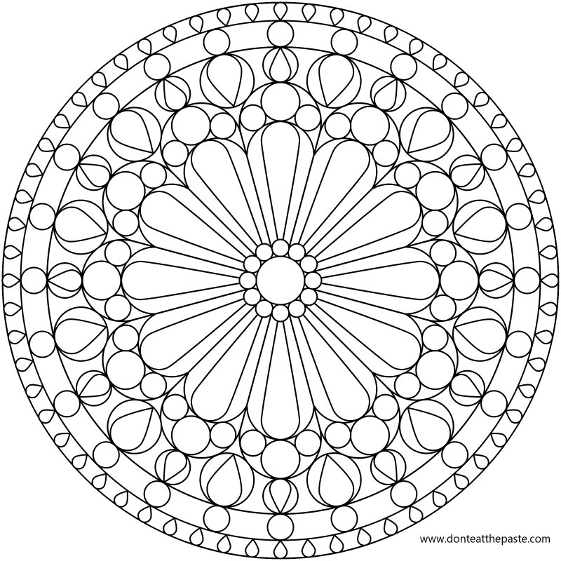 Mandalas Coloring Pages - AZ Coloring Pages