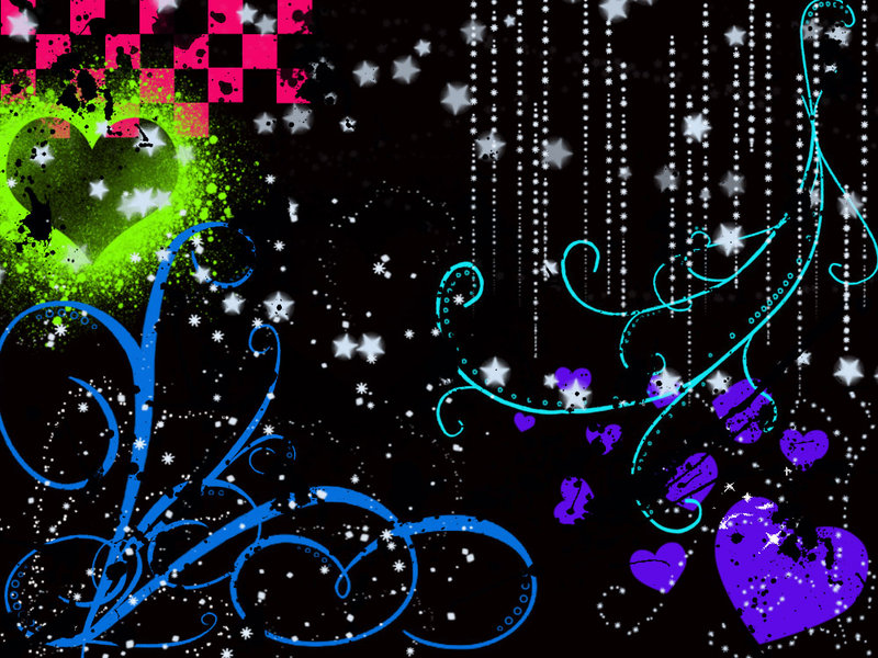 Hearts And Stars Background Photos