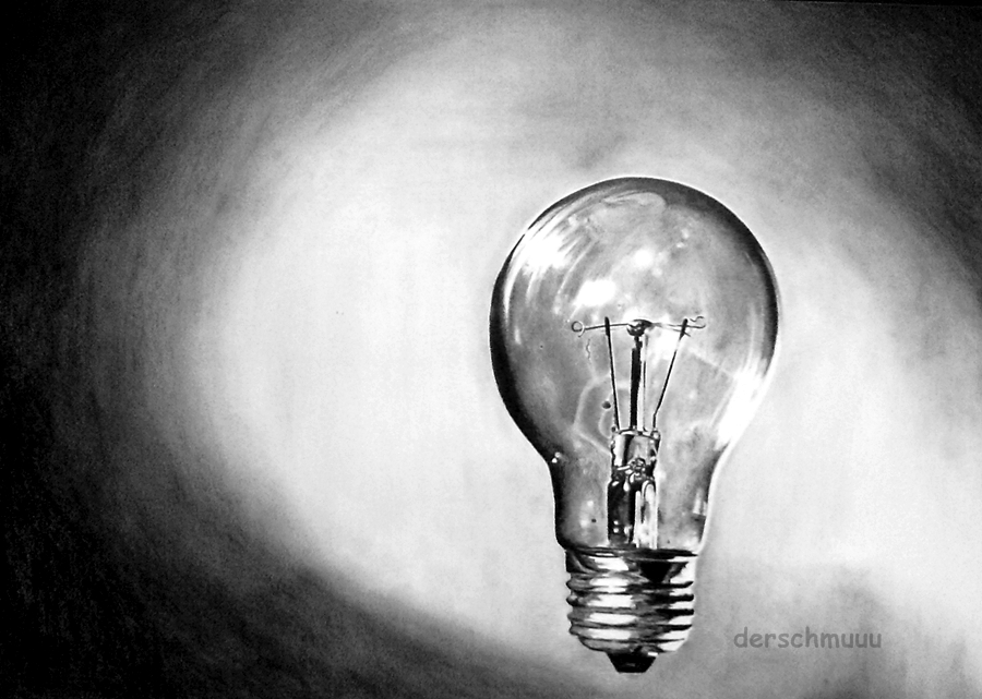 light bulb drawing by derschmuuu on DeviantArt