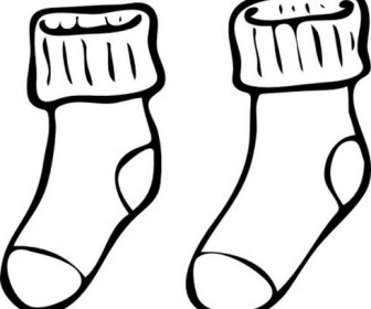 Socks Clipart Black And White images & pictures - NearPics