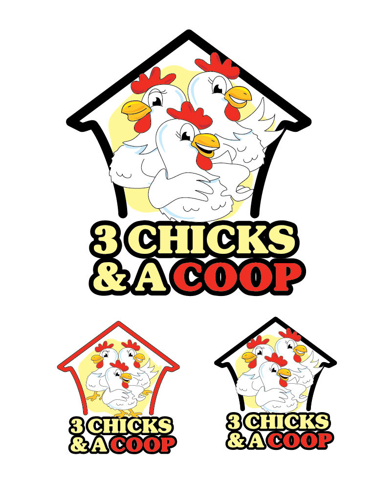 Entry #32 by tjayart for NEED SPUNKY CARTOON-LIKE CHICKENS FOR ...