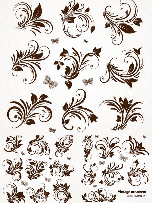 floral | Free Stock Vector Art & Illustrations, EPS, AI, SVG, CDR ...