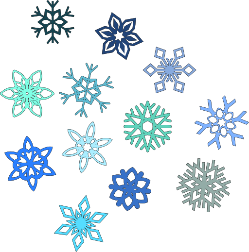 Pix For > Snowflake Clip Art Free