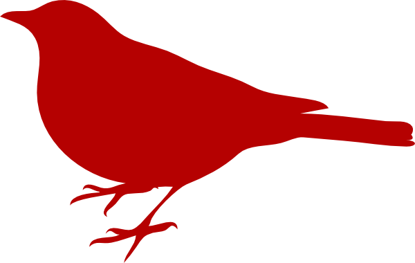 Red Bird clip art - vector clip art online, royalty free & public ...