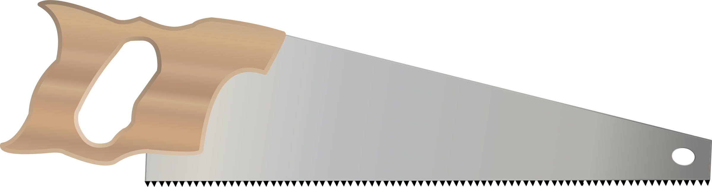 Clipart - handsaw
