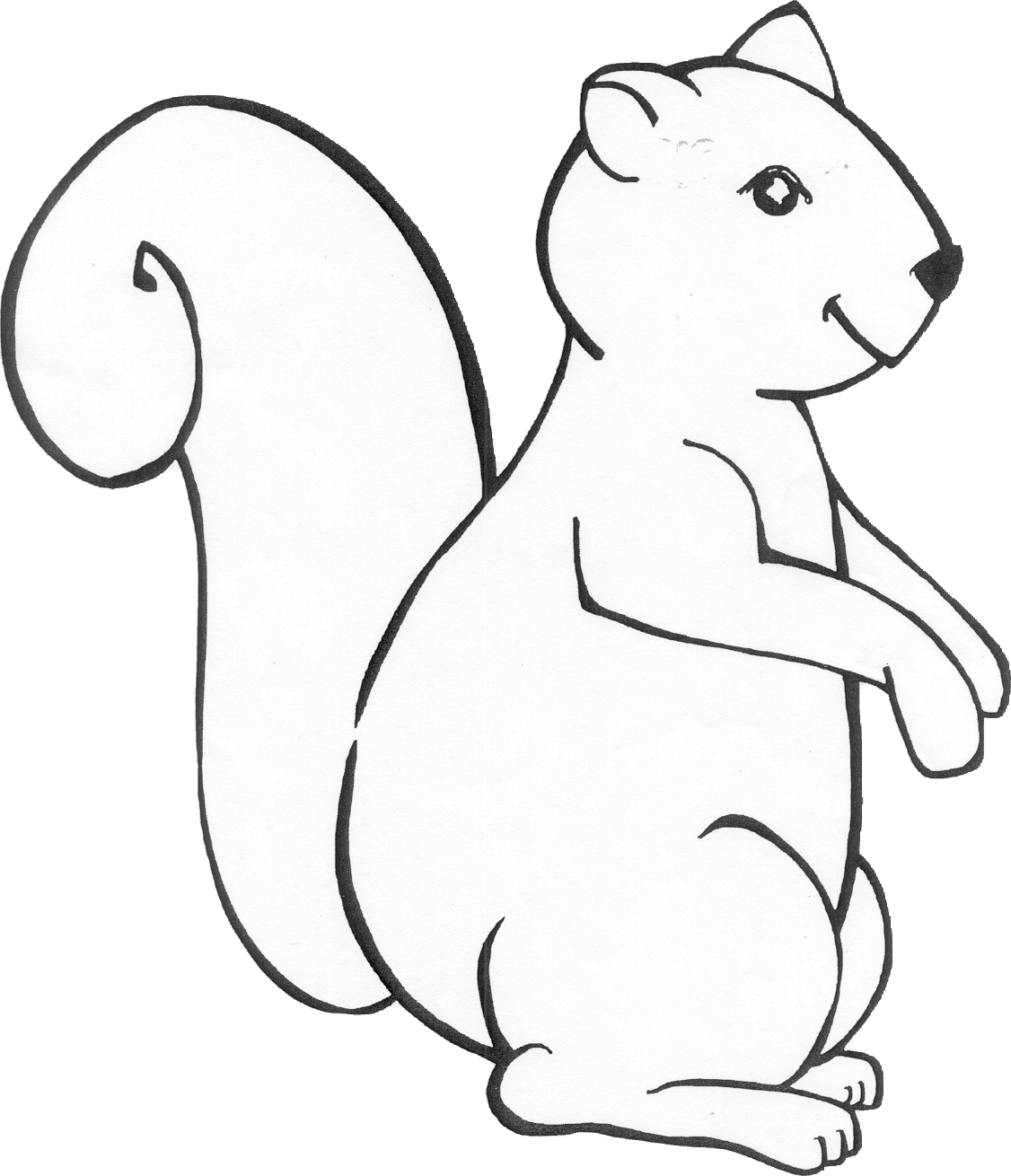 Coloring page squirrel - Coloring Pages & Pictures - IMAGIXS