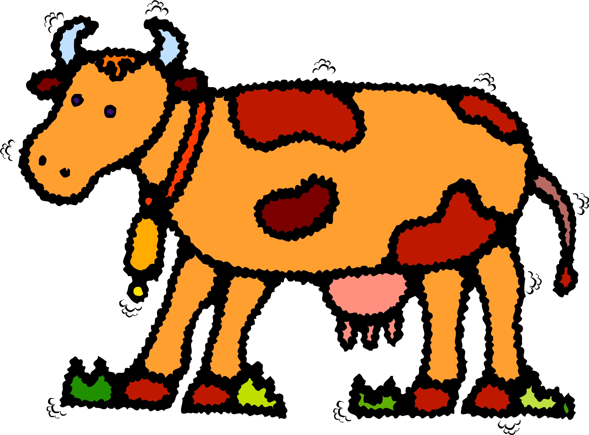 Picture Of A Cartoon Cow - ClipArt Best