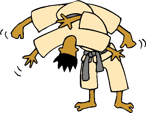 Clipart - Animaatjes judo 65954