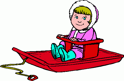 baby_in_sled clipart - baby_in_sled clip art