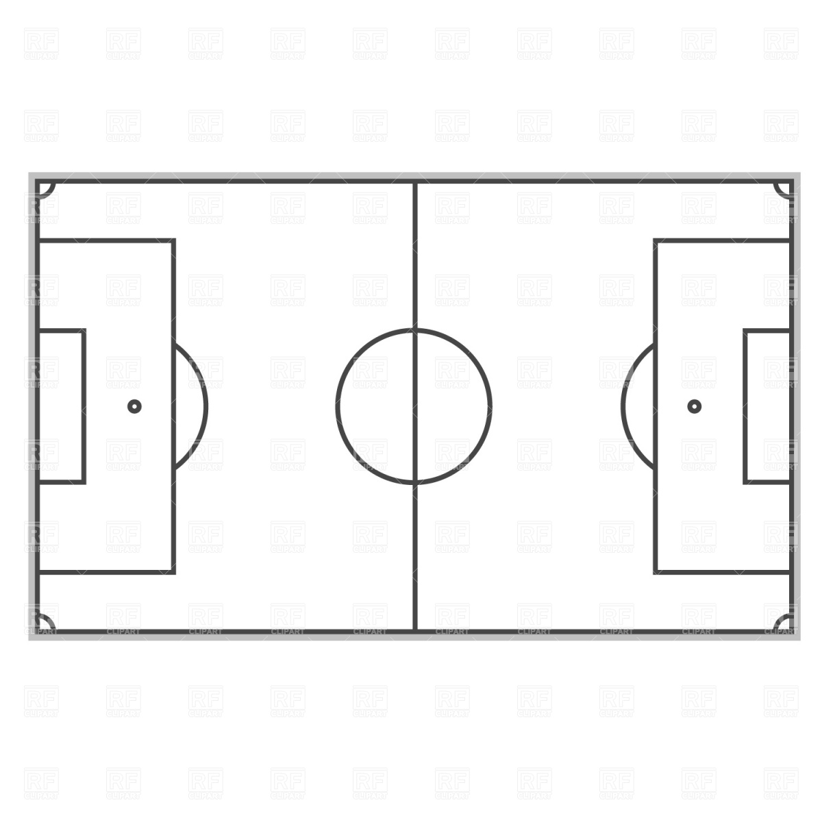 Soccer Field Layout - Cliparts.co