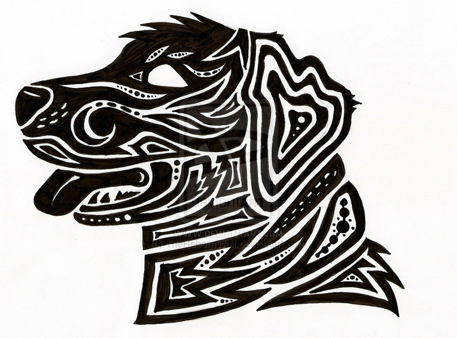 deviantART: More Like Tribal Fire Wolf by TheRebornWolf