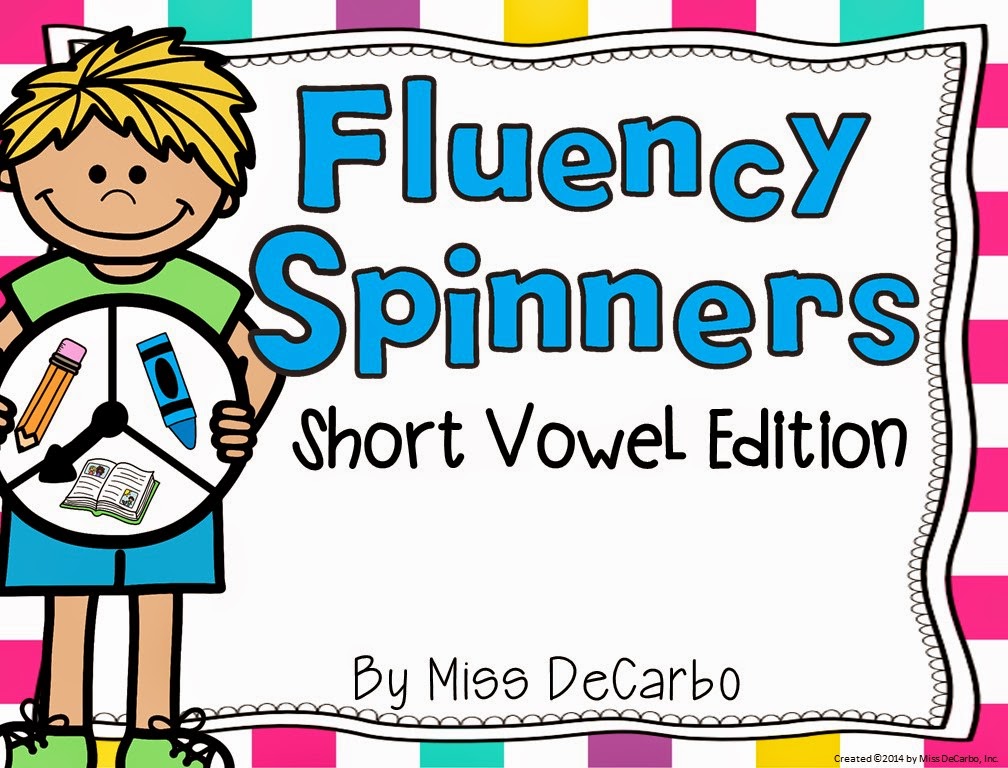Miss DeCarbo: NEW Fluency Spinners and a Freebie!