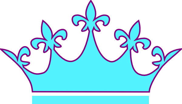 Queen Crown Turquoise clip art - vector clip art online, royalty ...
