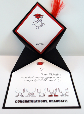 Grads & Dads: Grad Hat Fun Fold Card - DOstamping with Dawn ...