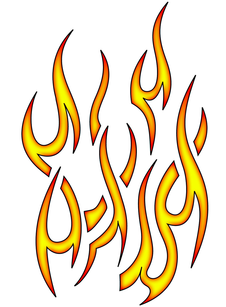 Tribal Flame Piece by blakewise on deviantART