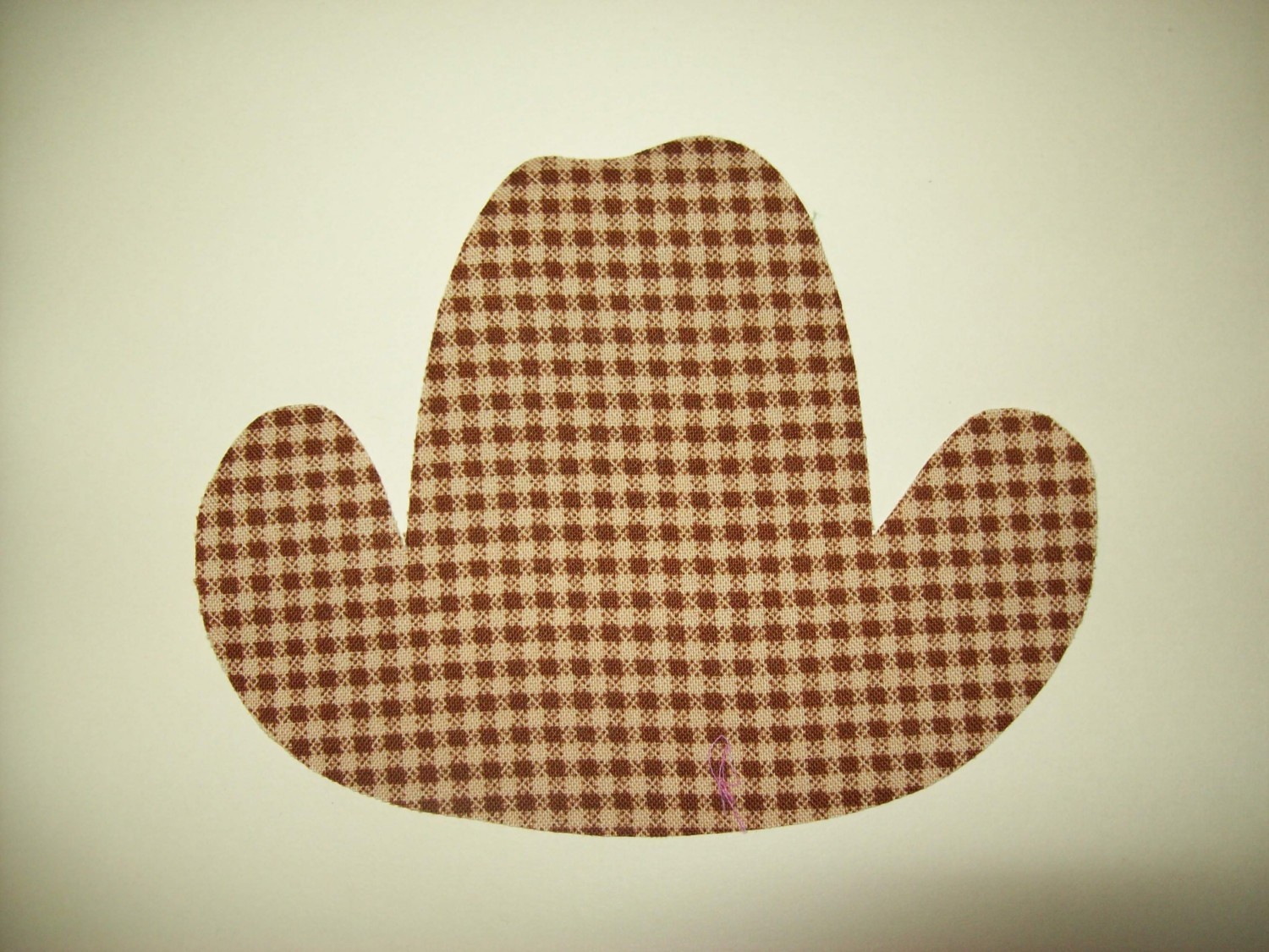 Fabric Applique TEMPLATE ONLY Cowboy Hat by etsykim on Etsy