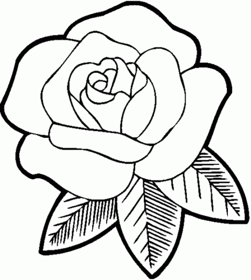 Flower coloring pages simple flower coloring page flowers,flower ...