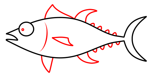 Drawing a cartoon tuna - ClipArt Best - ClipArt Best