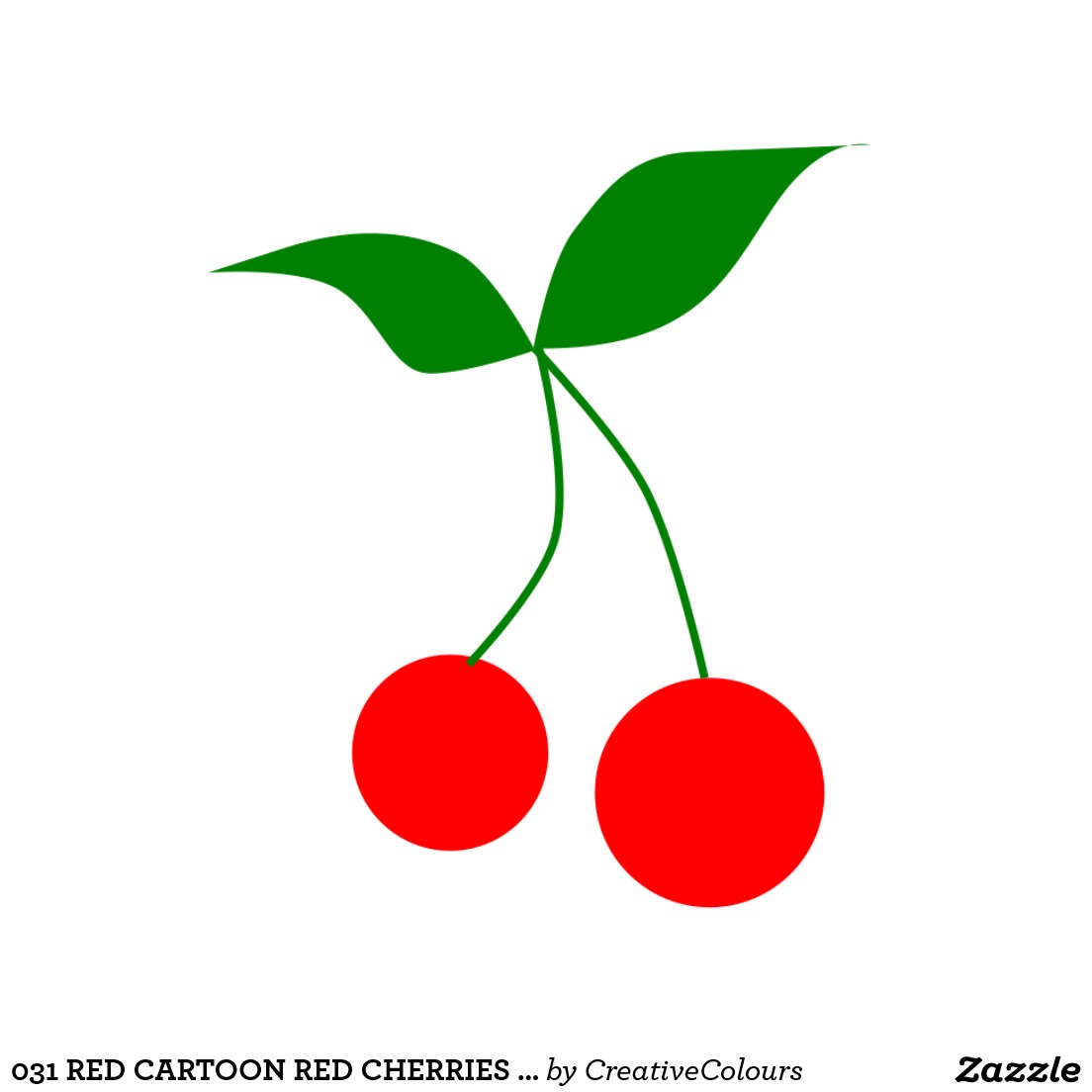 031 RED CARTOON RED CHERRIES CLIPART VECTOR GRAPHI PHOTO PRINT ...