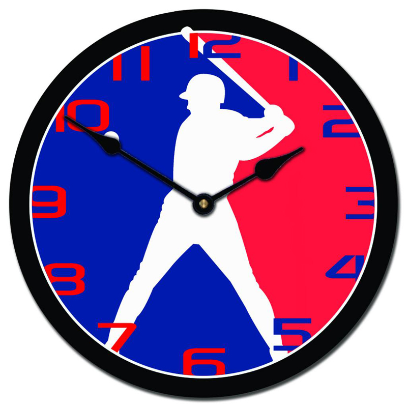 Major League Baseball Kids Wall Clock - RosenberryRooms.