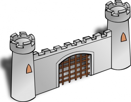 Pix For > Castle Wall Clipart