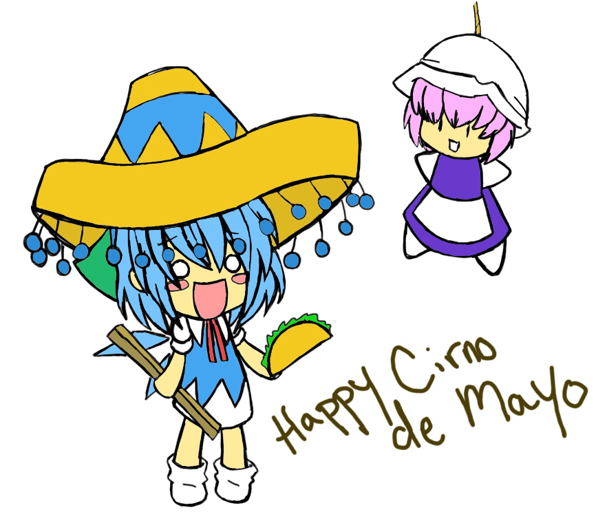 Happy Cirno de Mayo by Rintycakes on deviantART