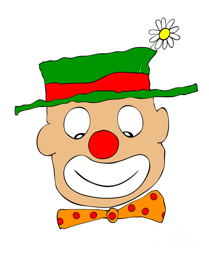 Happy Clown by Michal Boubin - Happy Clown Drawing - Happy Clown ...