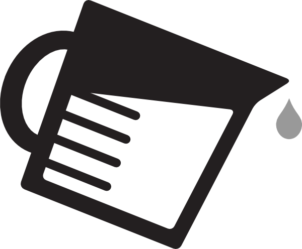 Measuring Cup Clipart Black And White | Clipart Panda - Free ...