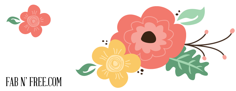 Free Vintage Flower Clip Art for Commercial Use