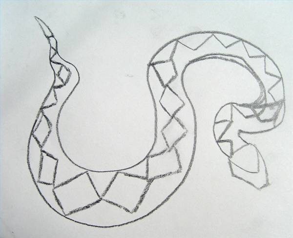 How to Draw a Diamondback Rattlesnake (with Pictures) | eHow