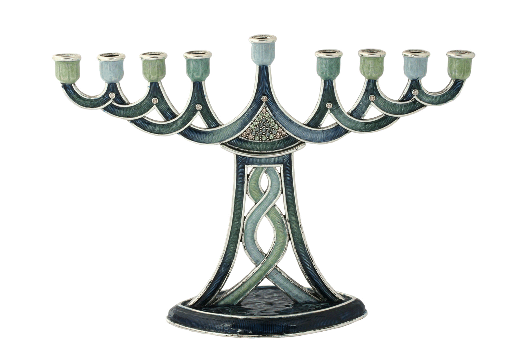 Art Deco Menorah By: Quest - Judaism.com