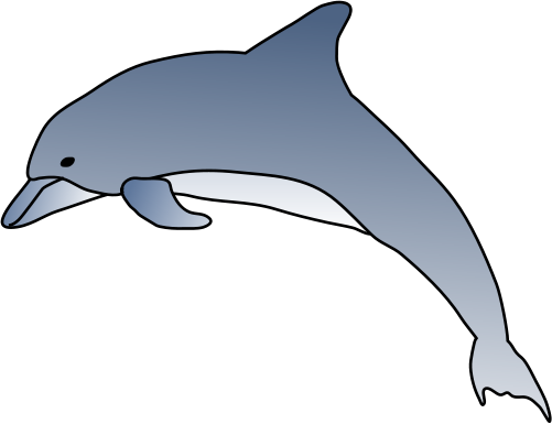 Bottlenose Dolphin Clipart - Gallery