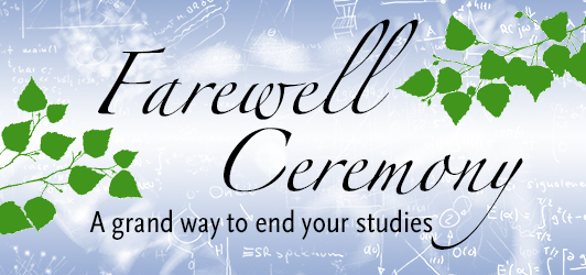 Farewell Ceremony 2015: Masters: LiU students: Linköping University