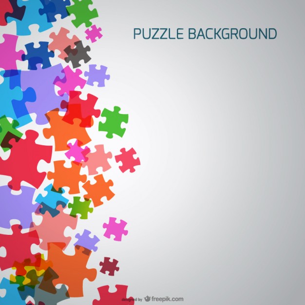 Puzzle free vector template Vector | Free Download