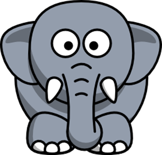 QQ Wallpapers: Cartoon elephant pictures