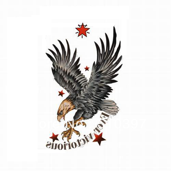 Freeship/6pcs/lot/GF208,Temporary Hawk tattoo/neck,armband,head ...