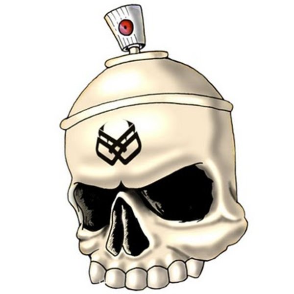 Cartoon Skull Graffiti Spraycan – 13 Cartoon Graffiti Spray Can ...