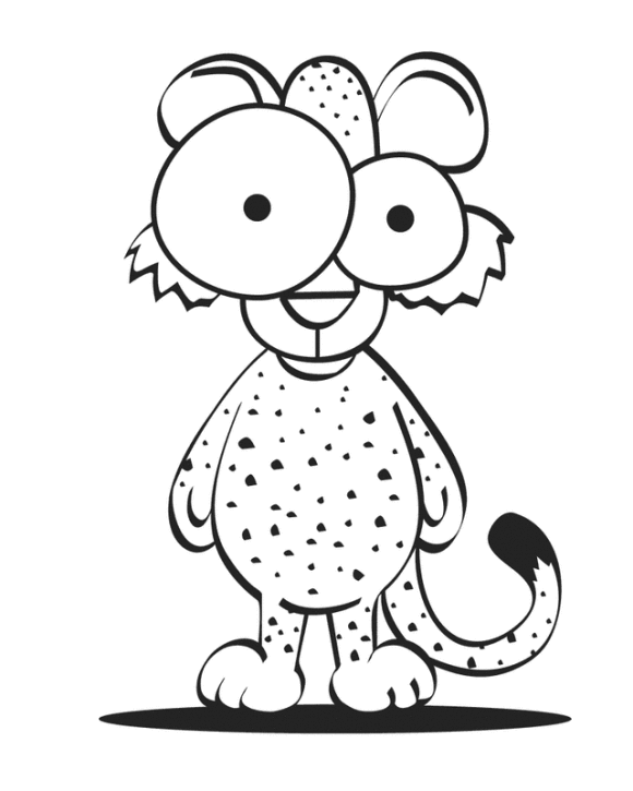 Baby Cheetah Cartoon - Cliparts.co