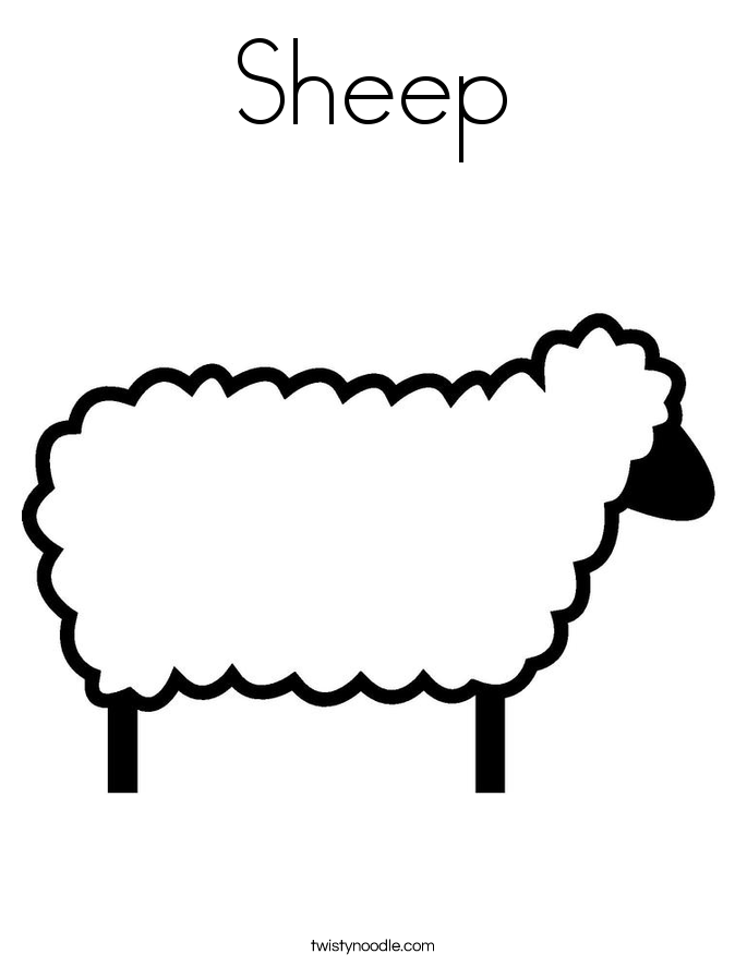 Sheep Coloring Pages - Free Coloring Pages For KidsFree Coloring ...