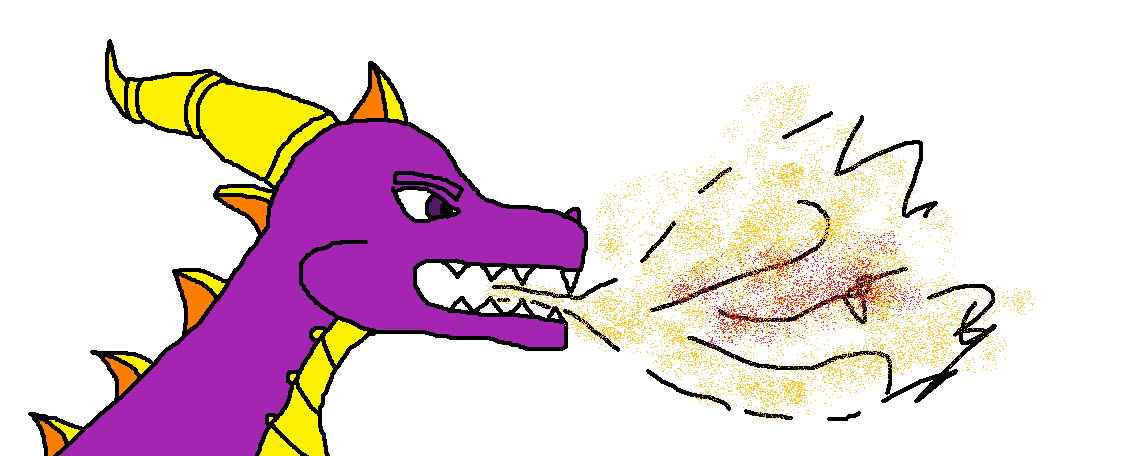 Spyro breathing fire by Leichenfaust-44 on deviantART