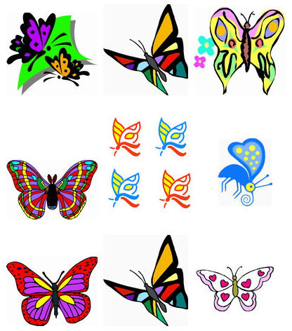 Butterfly cliparts, Butterflies clipart. clip art