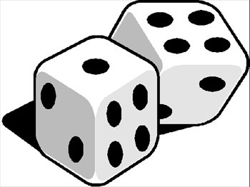Black And White Dice Clipart | Clipart Panda - Free Clipart Images