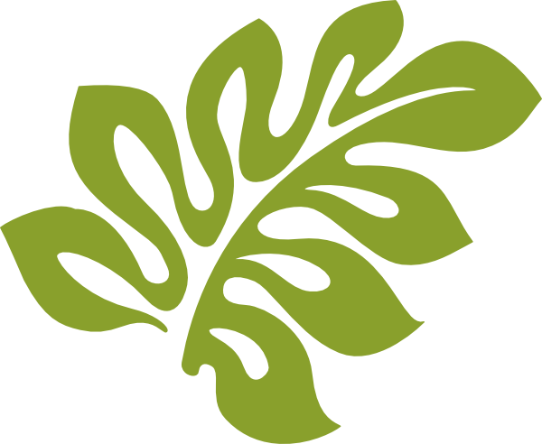 Hibiscus Leaf clip art - vector clip art online, royalty free ...
