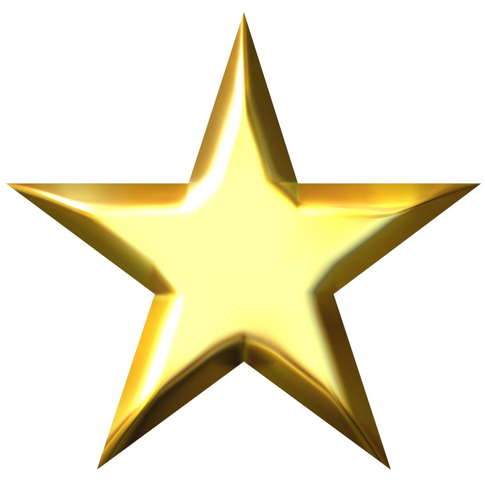 Images For > Gold Star Award Clip Art