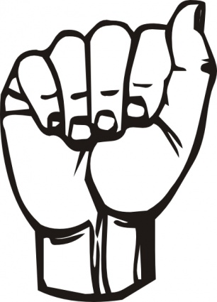 Sign Language A clip art - Download free Other vectors - ClipArt ...