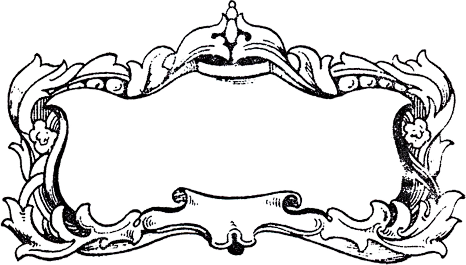 Pink Scroll Border Clip Art | Clipart Panda - Free Clipart Images