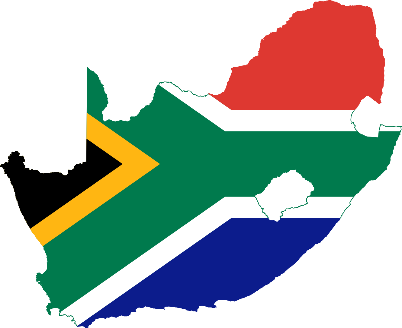 South African Flag Clip Art - ClipArt Best
