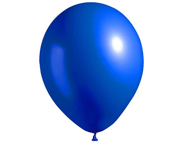 12" Metallic Latex Balloons-Royal Blue-25/pk | MonsterMarketplace ...