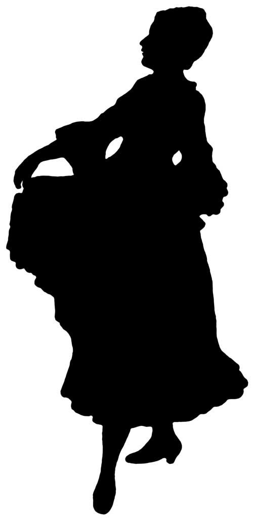 Female Silhouette - 4 | SILHOUETTES | Pinterest